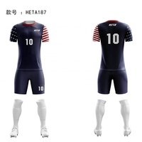 Conjunto de Uniforme de Fútbol Retro de Secado Rápido y Alta Calidad, Sublimado, para Clubes, Nueva Temporada, Ropa Deportiva para Hombre