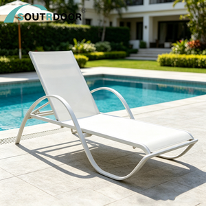 Chaise longue portable <span class=keywords><strong>en</strong></span> <span class=keywords><strong>aluminium</strong></span> pour lit <span class=keywords><strong>de</strong></span> soleil <span class=keywords><strong>en</strong></span> maille pour <span class=keywords><strong>jardin</strong></span> <span class=keywords><strong>de</strong></span> plage <span class=keywords><strong>en</strong></span> plein air ou cour d'hôtel - Product Image 6