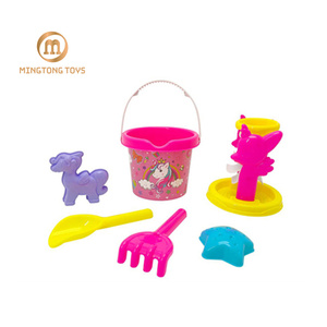 Offre Spéciale en gros 7 pièces jeux <span class=keywords><strong>de</strong></span> plein air en plastique plage seau <span class=keywords><strong>sable</strong></span> moules jouer ensemble été jouets pour enfants - Product Image 1