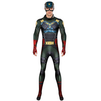 Costume de performance transfrontalier Black Badge Cosplay Homelander Stormfront pour fête d'Halloween
