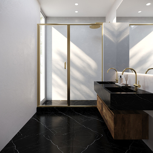 Úc sang trọng không Khung kính cường lực tắm màn hình vuông xuất hiện với bản lề phong cách mở cho khách sạn - Product Image 5