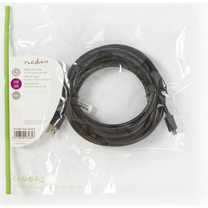 Câble USB A vers Micro USB mâle-mâle 5m 480 Mbps pour la charge et le transfert de données - Product Image 3