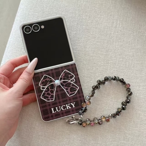 Étui pour iPhone en cuir pliable pour femmes <span class=keywords><strong>avec</strong></span> nœud papillon, <span class=keywords><strong>coque</strong></span> de téléphone portable <span class=keywords><strong>avec</strong></span> <span class=keywords><strong>chaîne</strong></span> pour <span class=keywords><strong>Samsung</strong></span> - Product Image 2