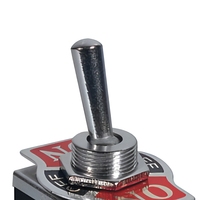 Sakelar Pengunci Industri SPST ON-OFF 15A 250V 2 Pin Logam IP53 500000 Siklus Hidup