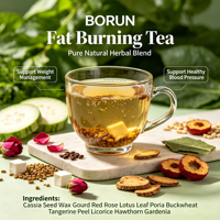 Teh Bunga Pembakar Lemak 50g5g*10 kantong Membantu Penurunan Berat Badan, Menghilangkan Panas, Menyejukkan Musim Panas, Melembapkan Usus, Memperlancar Buang Air Besar, Meningkatkan Kesehatan
