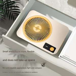 Nuevo Ventilador de Mesa Portátil Recargable de Moda, Inalámbrico, USB, Batería de 1200 mAh, Cuadrado, con Motor BLDC, para Uso Doméstico - Product Image 5