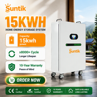 Batterie Lifepo4 51,2 V BMS pour la maison, batterie lithium tout-en-un, 300 Ah, 10 kWh, 20 kWh, batterie murale Lifepo4, stockage d'énergie solaire