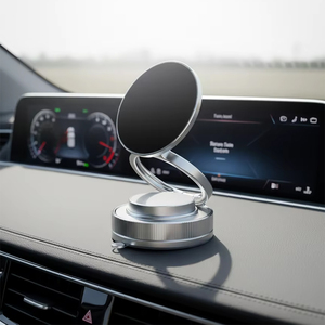 Vente flash 360 °   <span class=keywords><strong>Support</strong></span> de téléphone de <span class=keywords><strong>voiture</strong></span> rotatif - Ventouse super puissante et <span class=keywords><strong>support</strong></span> magnétique pliable pour tous les smartphones - Product Image 1