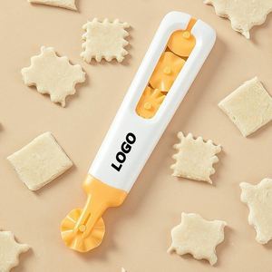 Cortador de Pastelería 4 en 1 y Rodillo para Masa, Cortador Decorativo de Masa y Rueda para Pizza, para Repostería, Cocina, Regalos Promocionales - Product Image 1