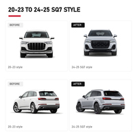 Proyek Perbaikan Cat Bodi Mobil Konversi SQ7 untuk Audi Q7 2020-2023 PP Cover Bumper Grille Assembly