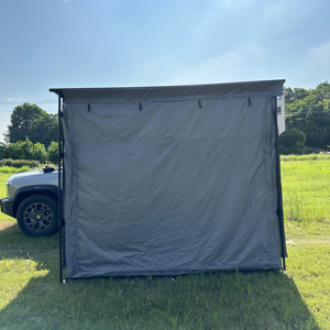 Extérieur rétractable toit Camping voiture Rack 4WD auvent 4X4 <span class=keywords><strong>toile</strong></span> <span class=keywords><strong>tente</strong></span> aluminium tirer mettre auvent salle pour remorques caravanes - Product Image 2