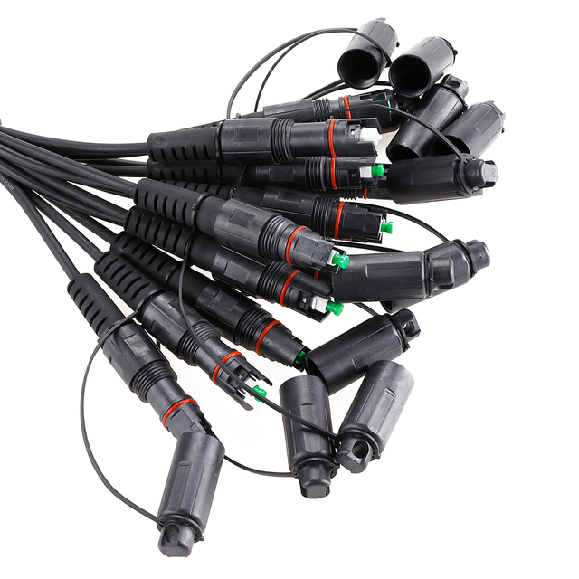 FTTH Pre Connectorized Drop Cable Patch Cord Compatible Optitap H optic Connector