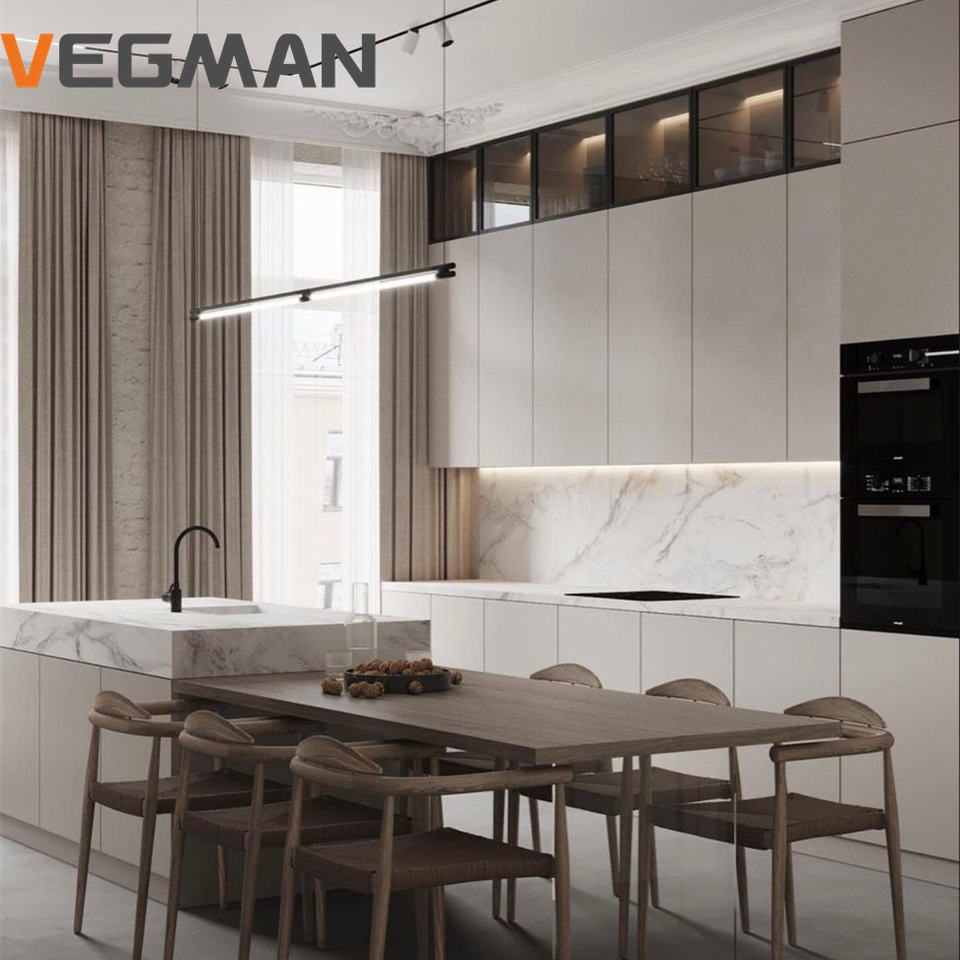 Modular Kitchen Rates Luxury Glass Door Wall Hanging Smart Kitchen Cabinet Design