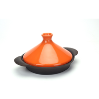 Tajine classique en fonte avec couvercle en céramique, ustensile de cuisine marocain pour la maison, les restaurants et les hôtels (vente en gros)