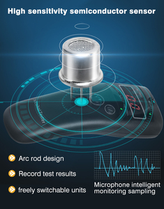 Éthylotest personnel numérique <span class=keywords><strong>portable</strong></span> à affichage LED avec certification EN 16280, 3 piles AAA, léger (70g) - Product Image 5