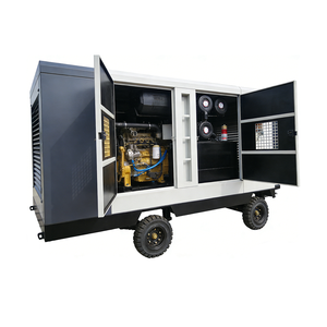 Compressore d'aria rotativo a vite stazionario per impieghi gravosi con motore diesel, trasmissione diretta, cuscinetto pneumatico, 5 anni di garanzia, per applicazioni minerarie - Product Image 2