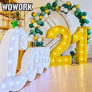 2023 WOWORK花の壁の結婚式用品イベントの結婚式のステージの背景のための装飾