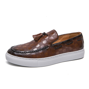 Nuevos Zapatos de Vestir de Diseñador para Hombre de Alta Calidad, Oxfords de Cuero Genuino con Punta Redonda, Estilos Retro, Fáciles de Usar, Tallas Grandes - Product Image 3