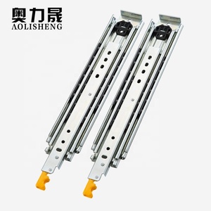 Trois Fois Partiellement Ouvert Roulement À Billes Pleine Traction 76mm Largeur Industrielle Robuste Tiroir Glissière Avec Verrouillage - Product Image 2