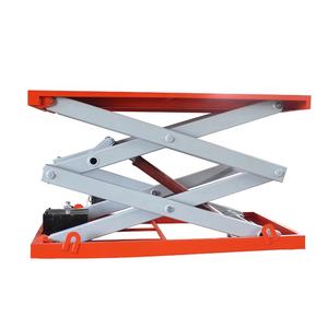 Platform meja besar dengan roda stasioner gunting hidrolik pengangkat untuk pekerjaan berat - Product Image 3