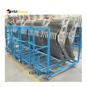 Tùy chỉnh kim loại mạ kẽm có thể tháo rời xếp chồng lưu trữ <span class=keywords><strong>Pallet</strong></span> thép cho ngành công nghiệp ô tô - Product Image 6