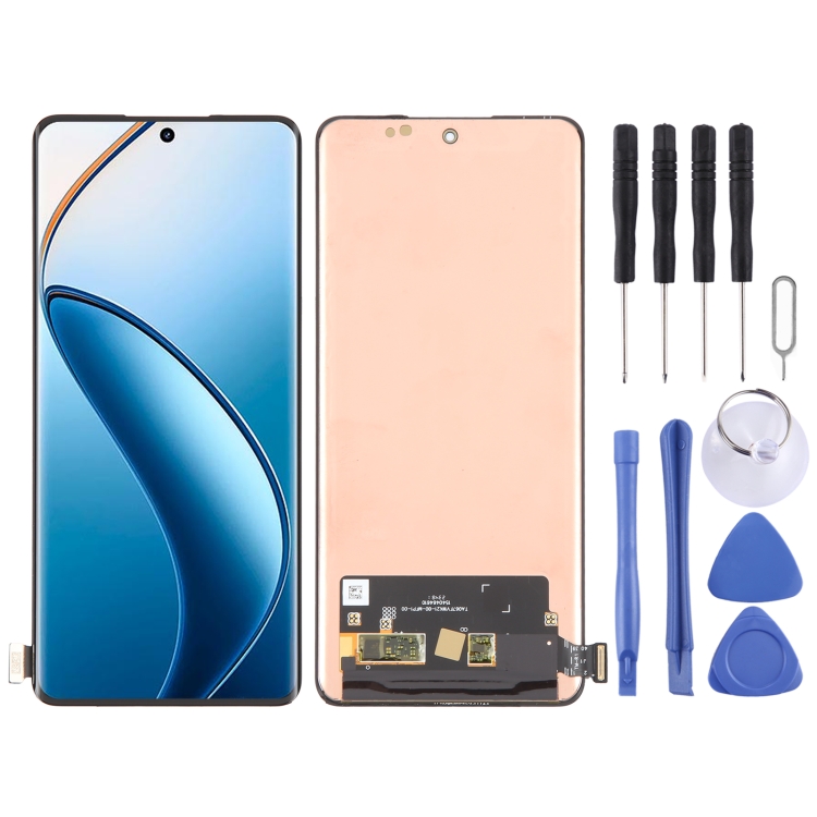 Écran LCD Noir Avec Châssis Pour Realme 12 Pro / 12 Pro+ (Neuf, Relife)