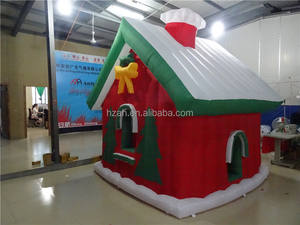 Décoration <span class=keywords><strong>de</strong></span> Noël Santa House <span class=keywords><strong>Maison</strong></span> <span class=keywords><strong>de</strong></span> Noël gonflable géante avec éclairage LED - Product Image 5