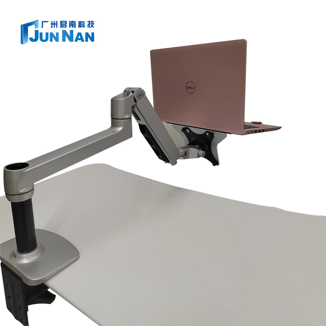 Best Popular Aluminium Portable Foldable Spring Laptop Single Monitor Desk Mount Bracket Height Adjustable
