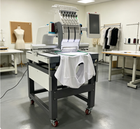 Machine à broder les casquettes automatique et informatisée Yugong avec têtes personnalisables pour usage domestique et commercial