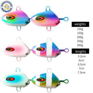 Señuelo de Pesca Yajie para Calamar, 5.2cm 7.3cm 100g 300g, Cebo de Fondo para Pesca en Agua Salada, Señuelo de Arrastre - Product Image 1