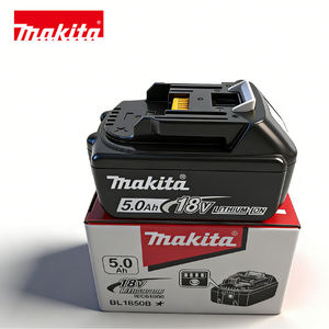 <b>Makita</b> 18V Brushless Power Tool, Large Capacity 5Ah <b>Battery</b> <b>Charger</b>, Construction Operation Wireless Lithium <b>Battery</b> Kit - Product Image 3