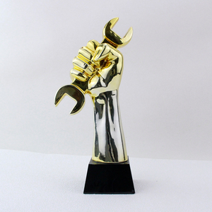 <span class=keywords><strong>Trofeos</strong></span> de Doble Cara en Bronce/Aluminio Fundido a Presión Personalizados para Concursos de Arte y Premios Creativos - Product Image 2