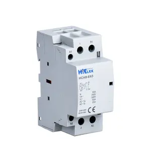 Magnetik listrik 2P 63A modular contactor 2NO 2NC 1NO + 1NC 32A 40A