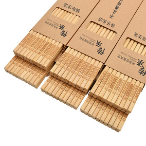 Juego de palillos de bambú, 10 pares, 24 cm, en caja, para uso doméstico - Product Image 5