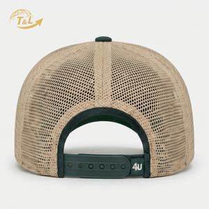 Gorra Trucker de Malla con Bordado Personalizado al por Mayor 4U, 6 Paneles, Visera Plana, Cierre Ajustable, Estilo con Imagen Disponible, Para Todas las Estaciones - Product Image 4