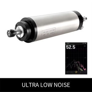 Kits de moteur de broche refroidi par eau Zhong Hua Jiang Machinery Accessories 1,5 kW ER16 80 mm 24 000 tr/min avec variateur de fréquence pour routeur CNC - Product Image 2