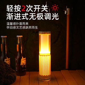 Khaki Camping <b>Light</b> <b>Led</b> Rechargeable Portable Magnetic <b>Work</b> <b>Light</b> For Outdoor Tent Car Repair - Product Image 5