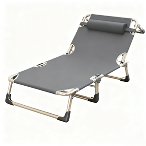 เก้าอี้พักผ่อนพับได้แบบพกพาสำหรับตั้งแคมป์ชายหาด ทำจากเหล็กจีน - Product Image 3