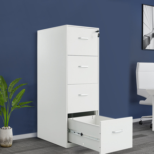 Commercial 4-Drawer Metal Filing <b>Cabinet</b> with <b>Lock</b> Wholesale Office Steel <b>Cabinets</b> for Warehouse Use - Product Image 4