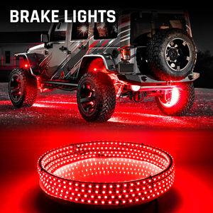 Feux de roue LED RGB tout-terrain 15,5 pouces à double rangée avec contrôle Bluetooth par télécommande et application pour voiture - Product Image 4