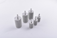 Kartrid Saringan Kawat Baja Tahan Karat 304 Barb yang Dapat Disesuaikan, Elemen Filter Kawat 100/80/60, Kepala Pra-filter Tabung Umpan