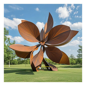 Jardinière de jardin extérieure personnalisée Jardinière en acier <span class=keywords><strong>corten</strong></span> Pot de <span class=keywords><strong>fleur</strong></span> en acier <span class=keywords><strong>corten</strong></span> - Product Image 2