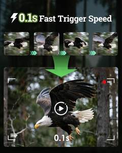 Caméra de chasse solaire en gros 48MP 1080P avec capteur CMOS, batterie 5200mAh, WiFi, étanche IP66, vision nocturne et détection de mouvement - Product Image 4