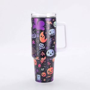 Custom Christmas UV Printing 32oz Eco-Friendly Insulated Travel Coffee Tumbler Lid Cup Holder Friendly Stainless Steel Reusable - Product Image 2