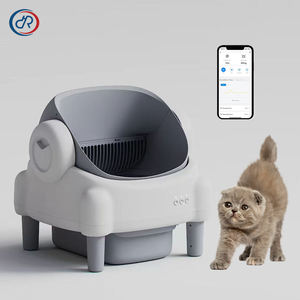 Lavabo eléctrico totalmente automático DRH, caja de arena inteligente para gatos, inodoro para gatos, cajas de arena autolimpiables, caja de arena para inodoro para gatos - Product Image 1