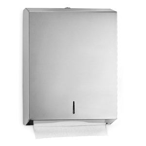 Oro rosa in acciaio inox di modo lungo rettangolo Z piega verticale del supporto di carta igienica rotolo - Product Image 6