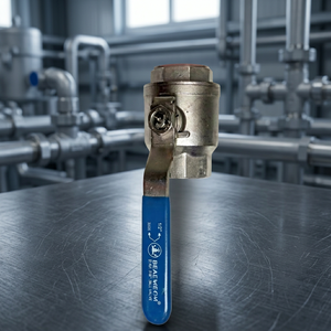 Vanne à boisseau sphérique manuelle industrielle haute performance en acier inoxydable CF8 CF8M, OEM, 1 pièce, passage plein, filetage NPT BSP - Product Image 1