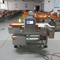 Detector de Metales para Bandas Transportadoras JINDUN JD-602 con Certificación CE, Pantalla Táctil de 7 Pulgadas, Acero Inoxidable 304, Impermeable y de Grado Alimenticio
