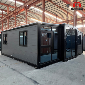Maison mobile modulaire moderne de luxe, extensible, préfabriquée, 20FT/40FT, maisons conteneurs pliables pas chères, préfabriquées - Product Image 1
