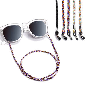 <span class=keywords><strong>Gafas</strong></span> de sol trenzadas para <span class=keywords><strong>hombre</strong></span> y mujer, cadenas, <span class=keywords><strong>cuerda</strong></span> - Product Image 1